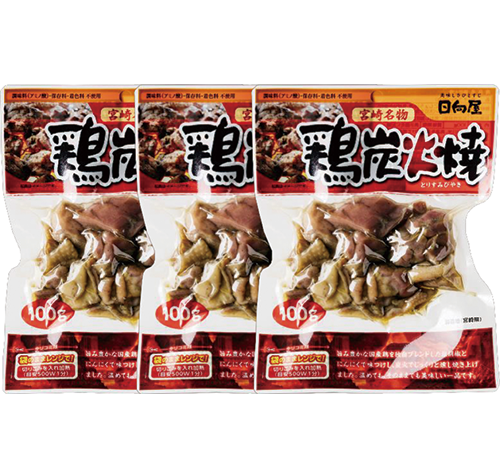 日向屋　真空鶏炭火焼のパッケージ