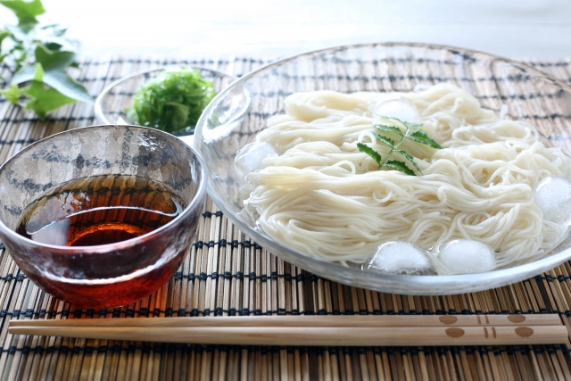 島原手延そうめん波の白糸のパッケージ