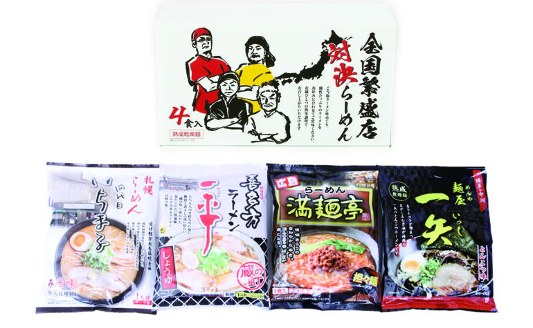 全国繁盛店対決ラーメン（4食）のパッケージ