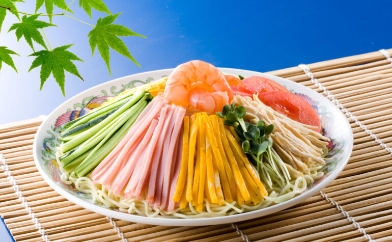 甘夏冷やし中華5食のパッケージ